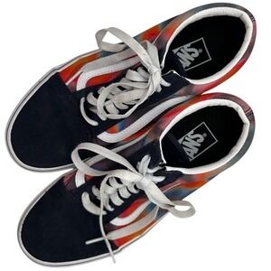 Vans Old Skool Aurora Multi Color Skate Shoes Sneakers Size 6.5 M/8 W